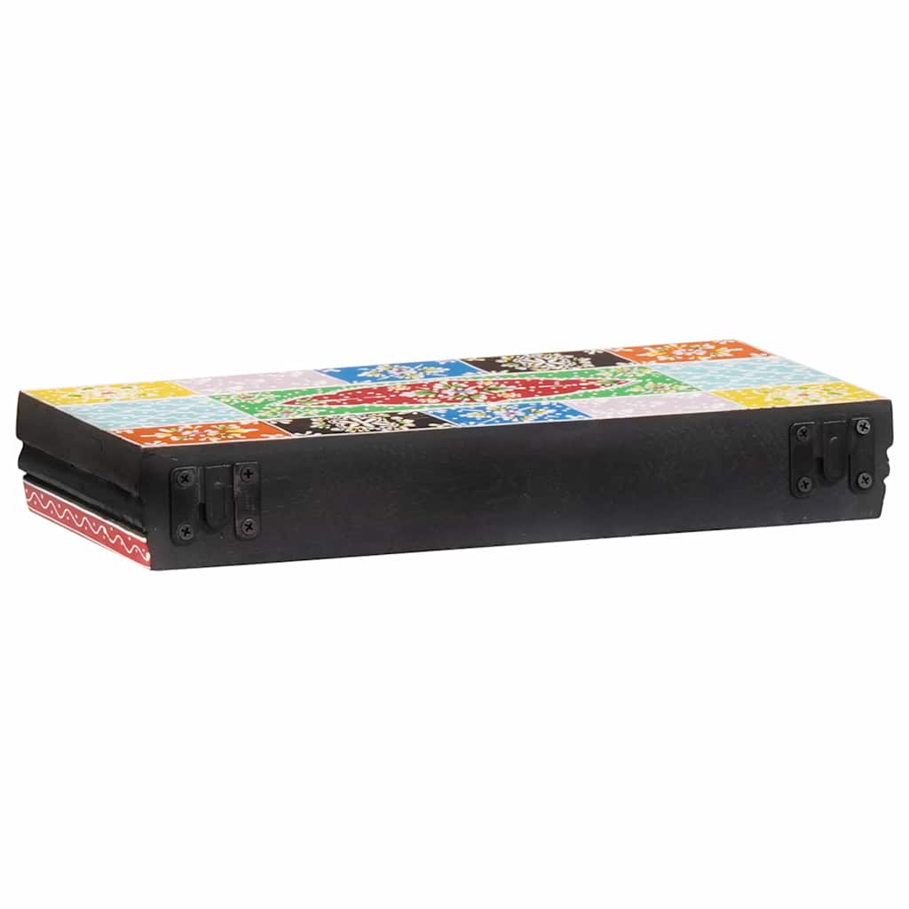 vidaXL Półki ścienne Wielokolorowe 40 x 20 x 6 cm Drewno z mango