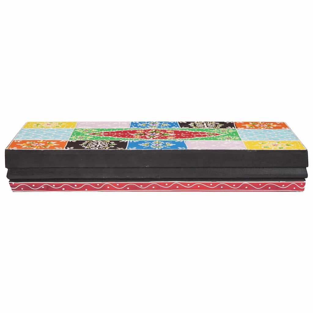 vidaXL Półki ścienne Wielokolorowe 40 x 20 x 6 cm Drewno z mango
