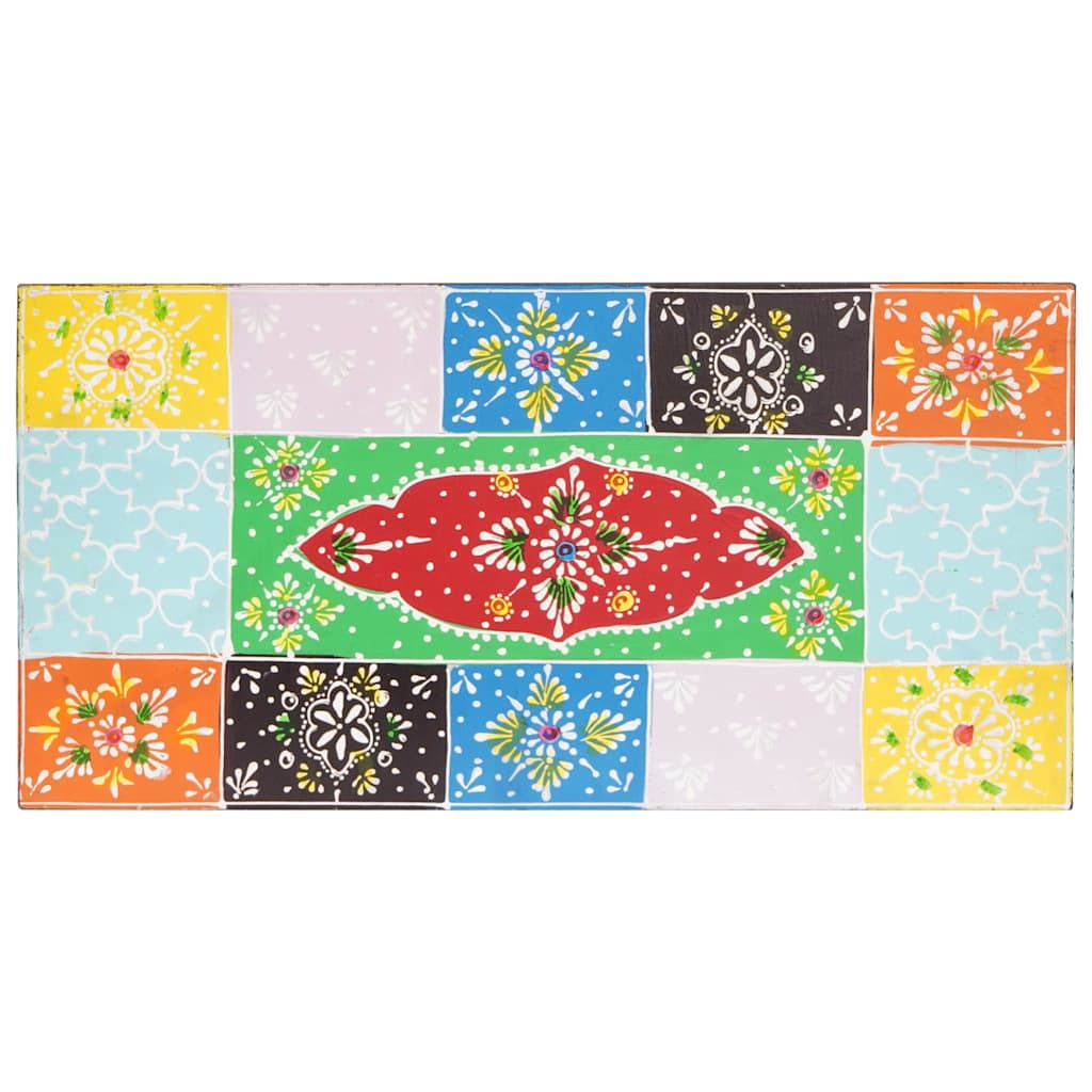 vidaXL Półki ścienne Wielokolorowe 40 x 20 x 6 cm Drewno z mango