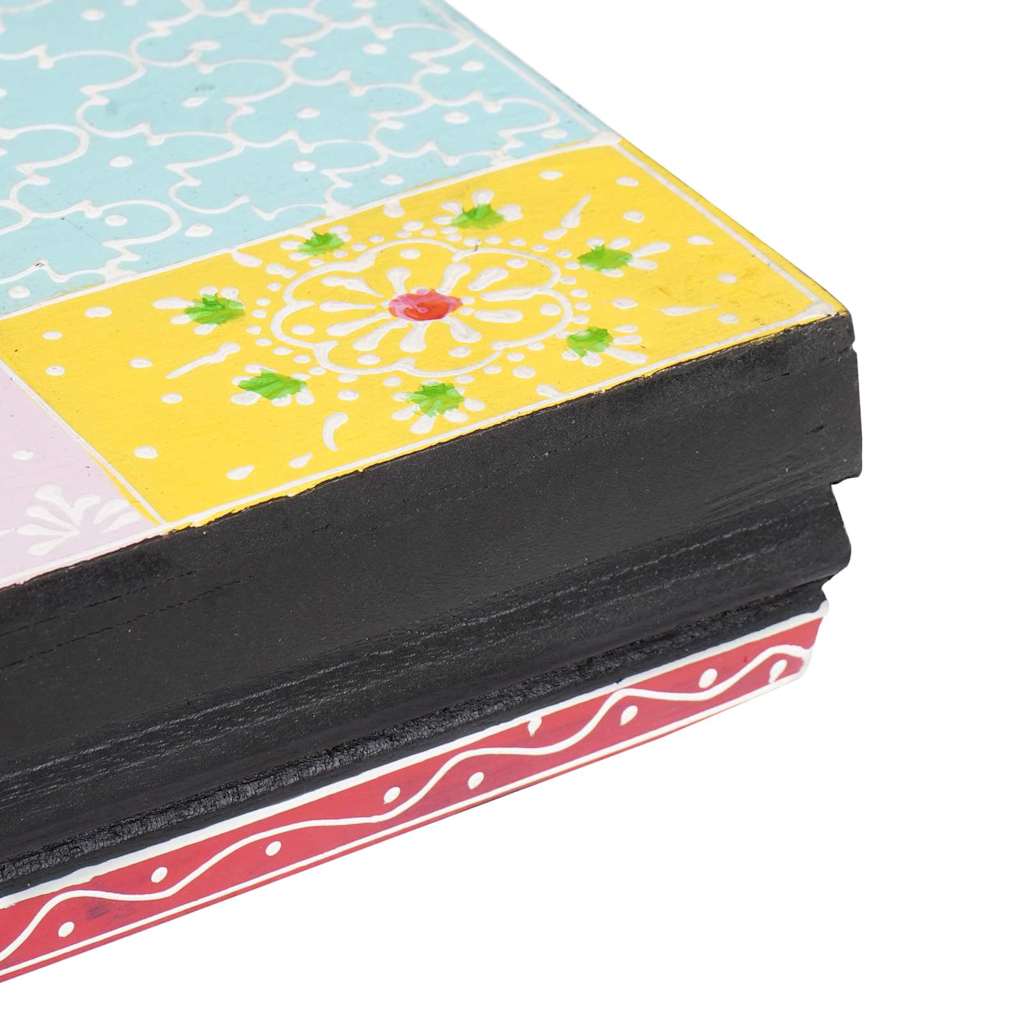 vidaXL Półki ścienne Wielokolorowe 60 x 20 x 6 cm Drewno z mango
