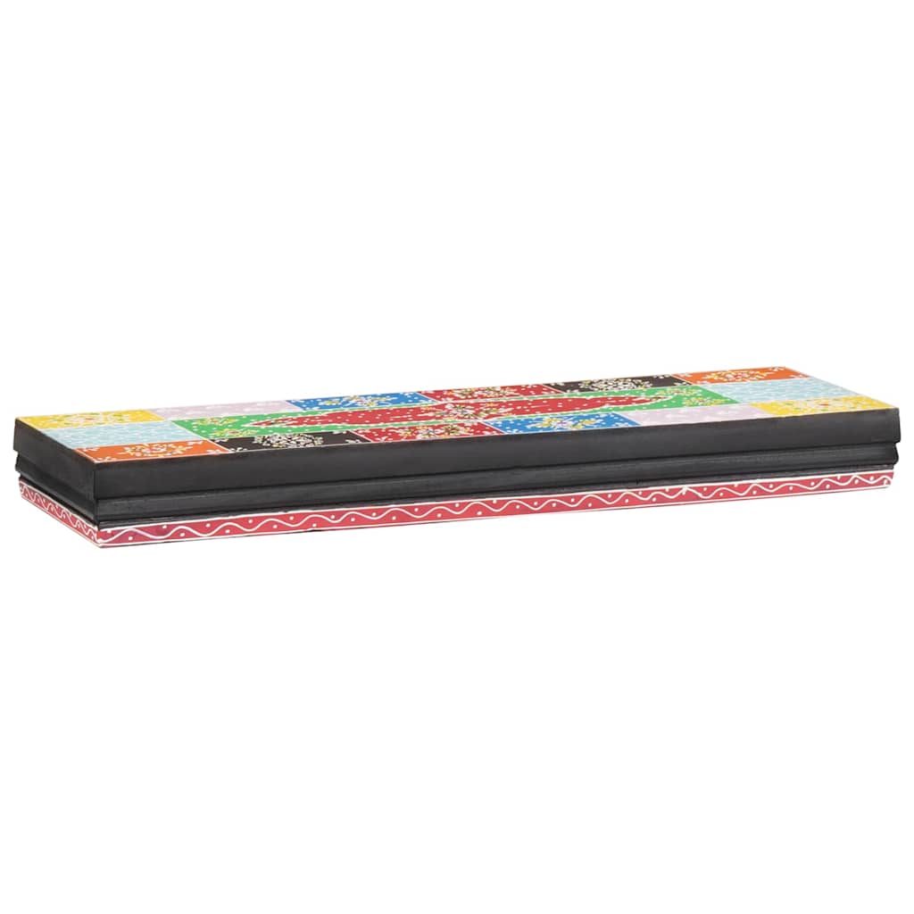 vidaXL Półki ścienne Wielokolorowe 60 x 20 x 6 cm Drewno z mango
