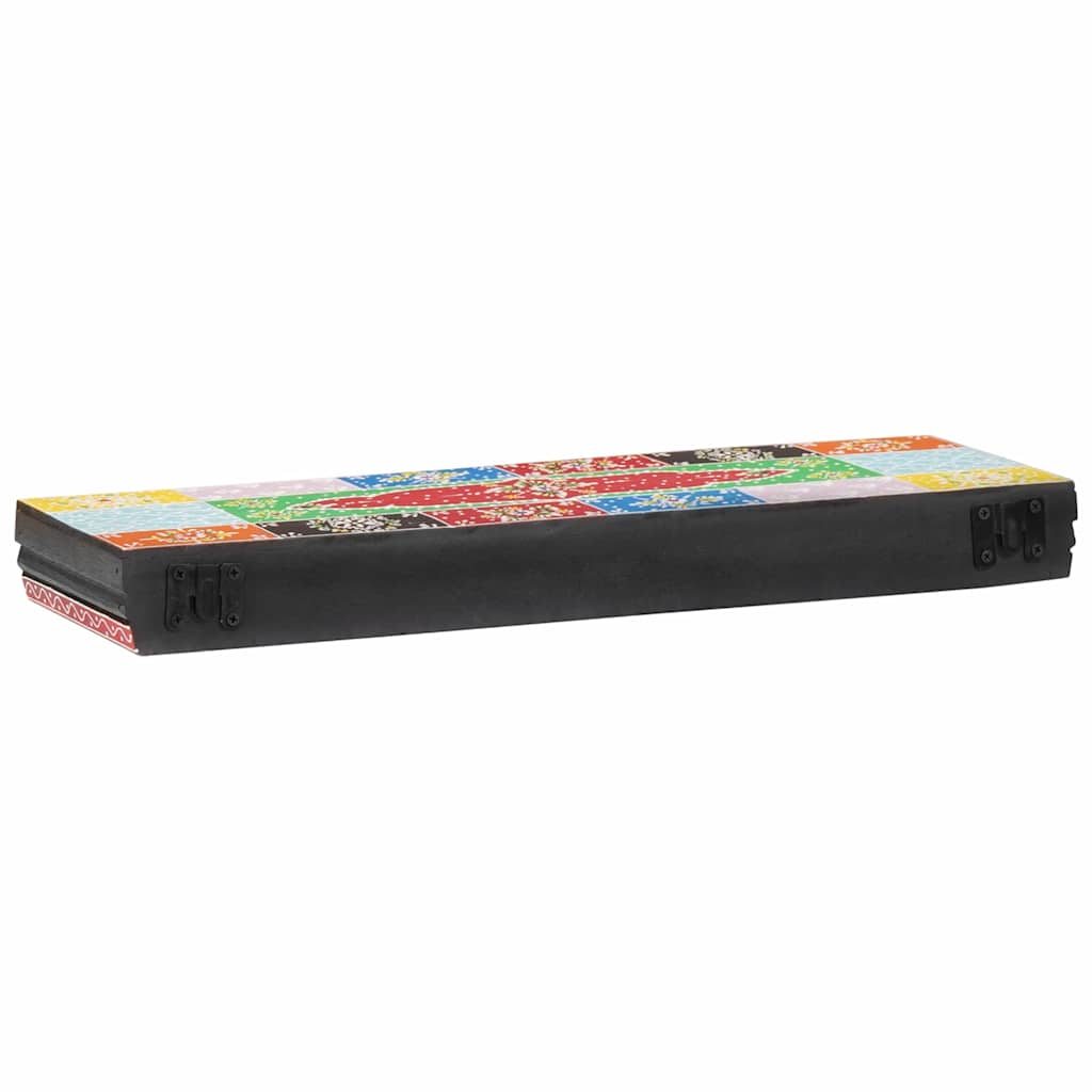 vidaXL Półki ścienne Wielokolorowe 60 x 20 x 6 cm Drewno z mango