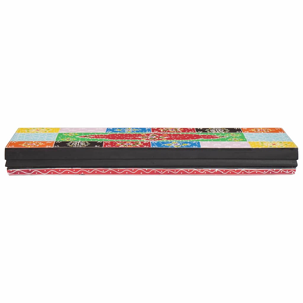 vidaXL Półki ścienne Wielokolorowe 60 x 20 x 6 cm Drewno z mango