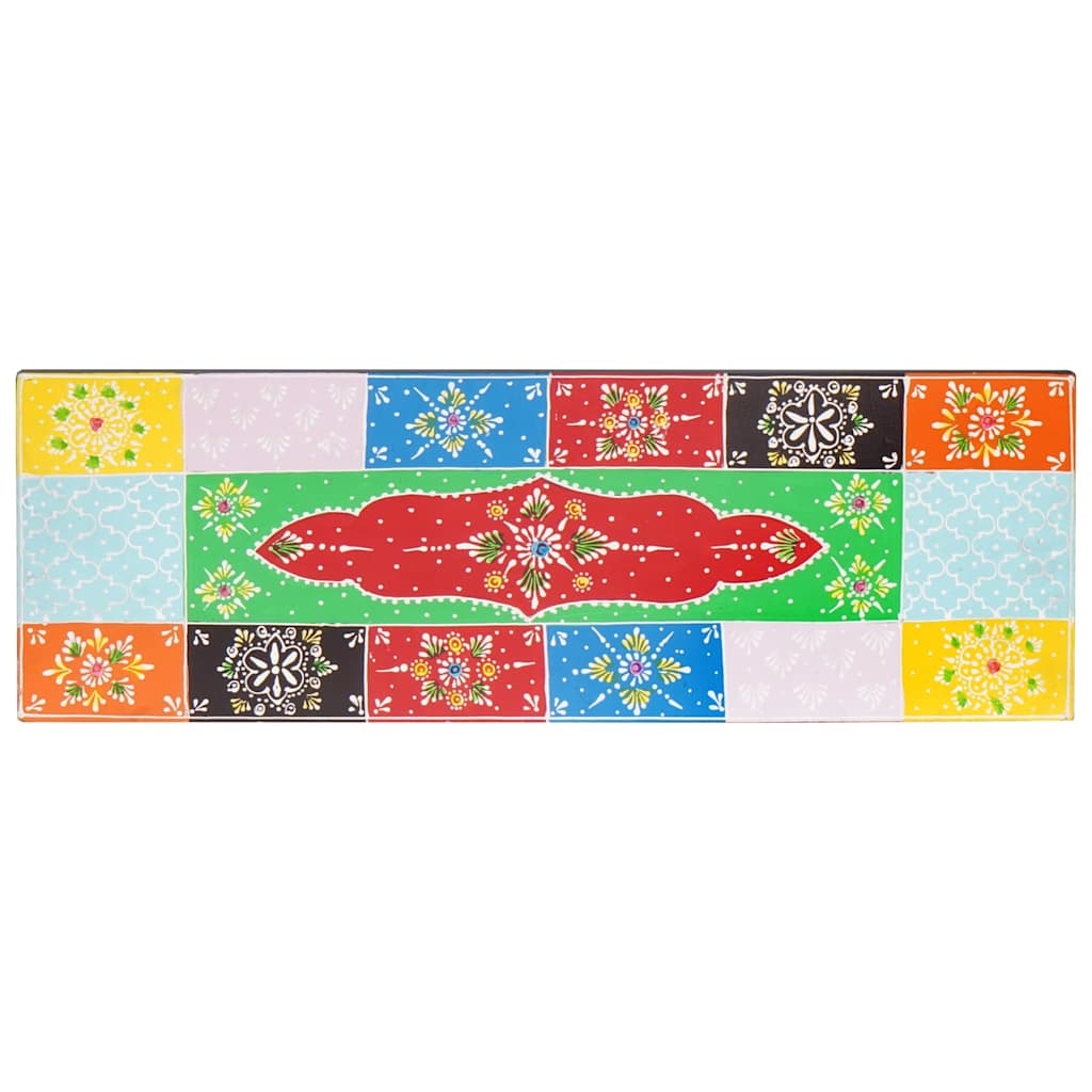 vidaXL Półki ścienne Wielokolorowe 60 x 20 x 6 cm Drewno z mango