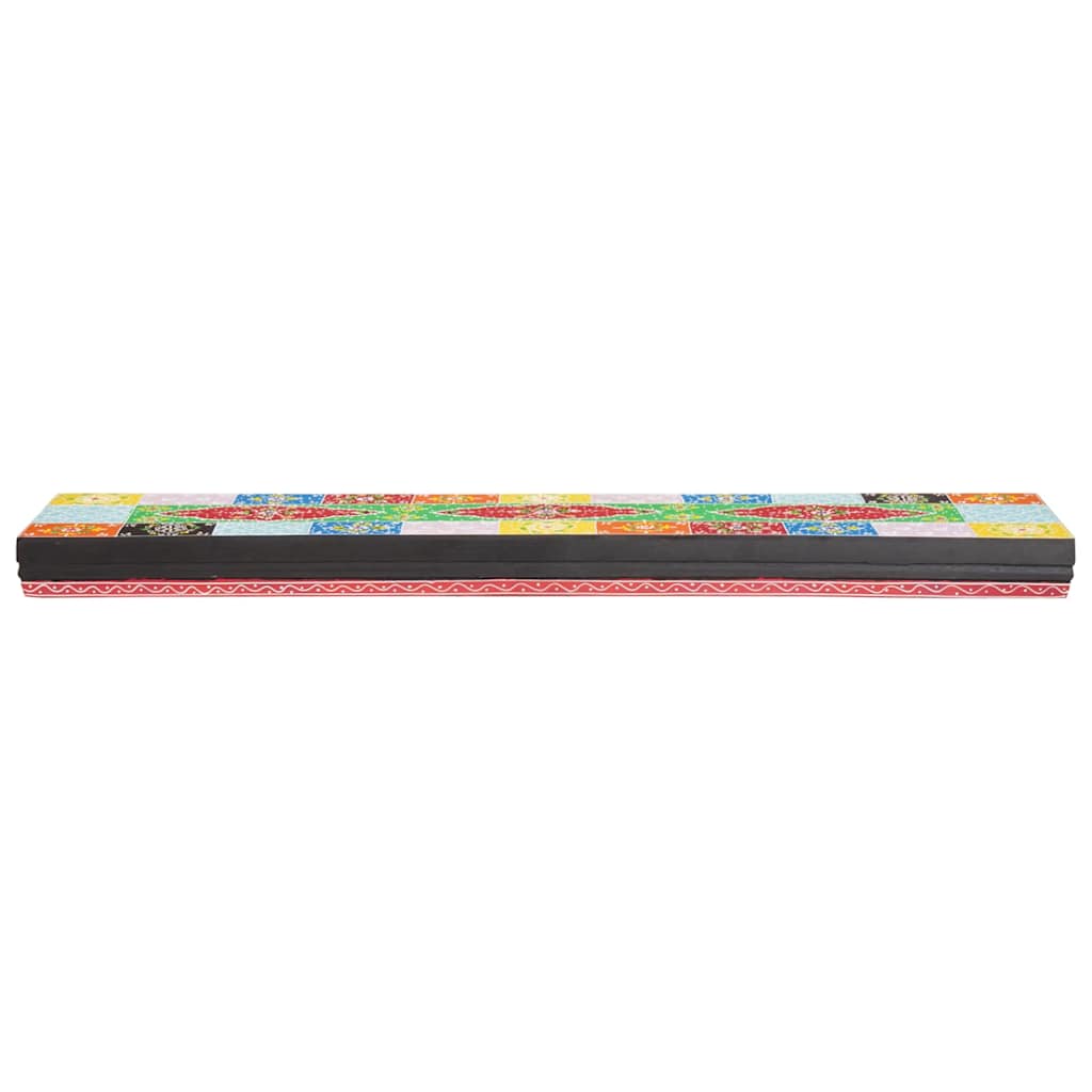 vidaXL Półki ścienne Wielokolorowe 100 x 20 x 6 cm Drewno z mango