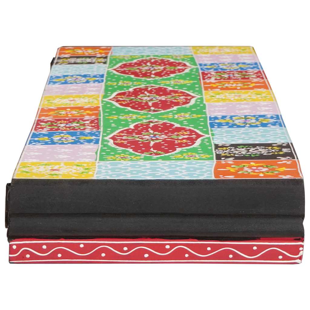 vidaXL Półki ścienne Wielokolorowe 100 x 20 x 6 cm Drewno z mango