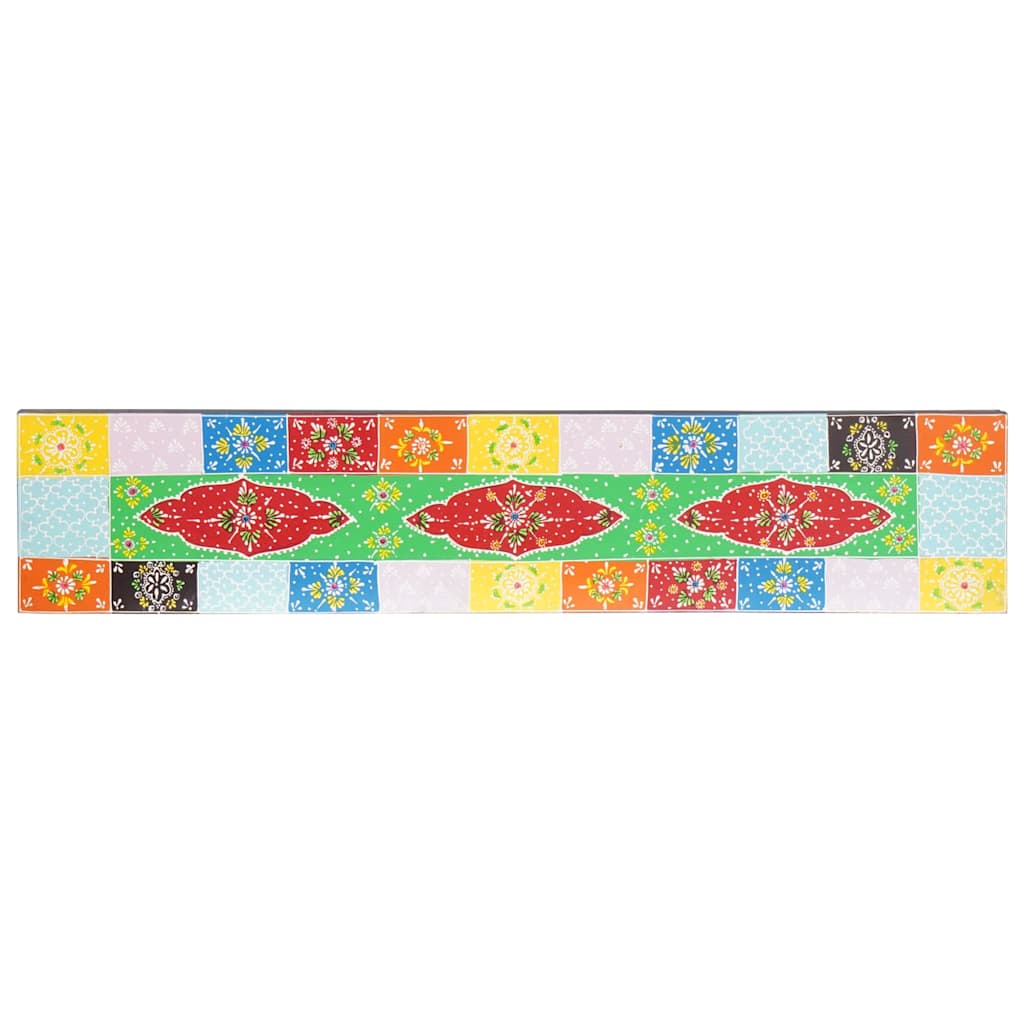 vidaXL Półki ścienne Wielokolorowe 100 x 20 x 6 cm Drewno z mango