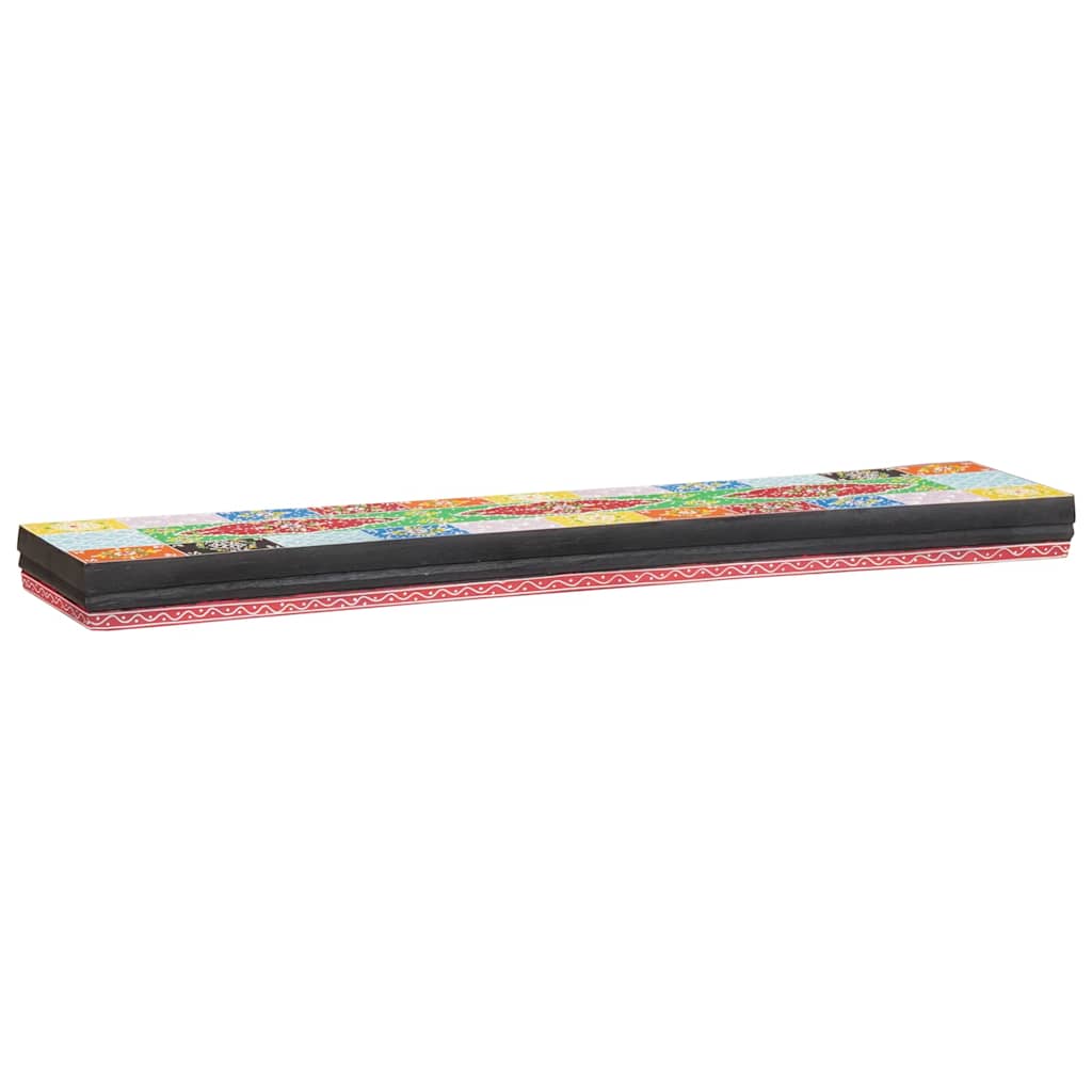 vidaXL Półki ścienne 3 pcs Wielokolorowe 100 x 20 x 6 cm