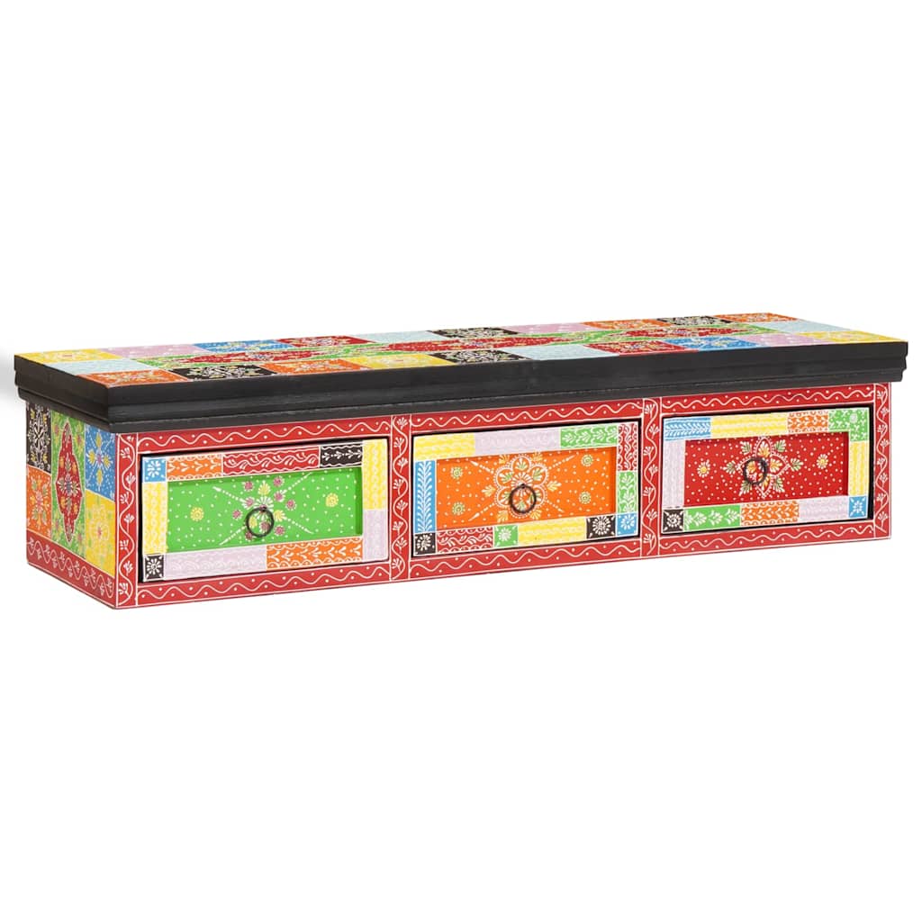 vidaXL Szafka pod telewizor z szufladą Wielokolorowe 100 x 30 x 24 cm