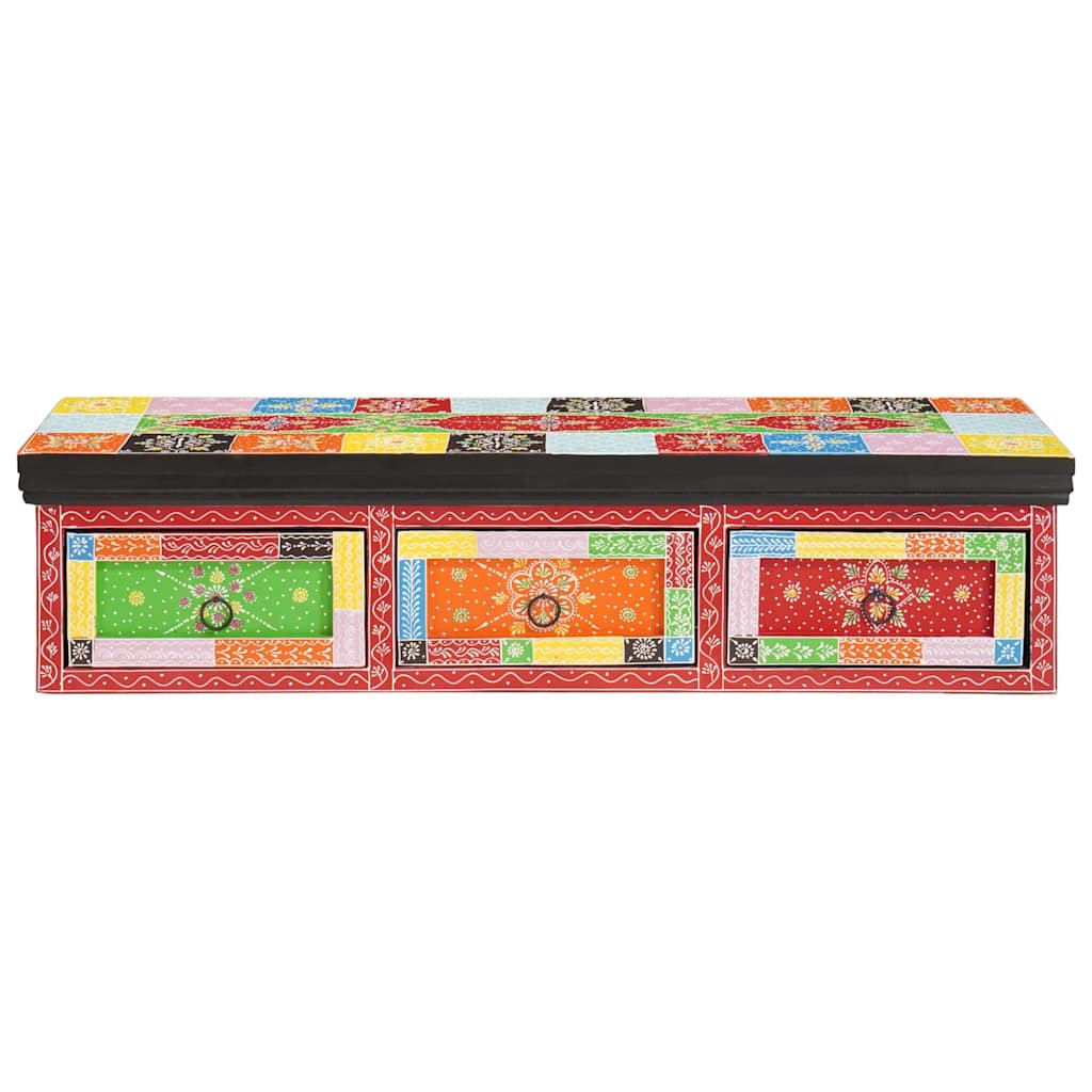vidaXL Szafka pod telewizor z szufladą Wielokolorowe 100 x 30 x 24 cm