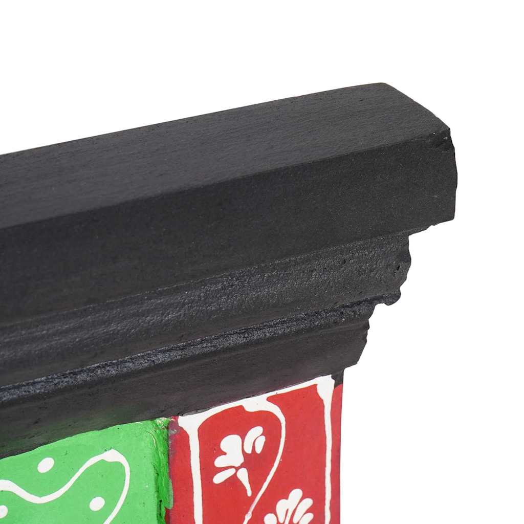 vidaXL Wieszak na płaszcze Czarny 80 x 25 x 2 cm Drewno z mango
