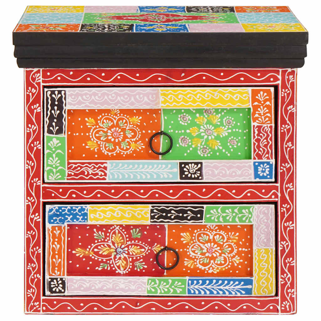 vidaXL Szafka Nocna z szufladą 2 pcs Wielokolorowe 40 x 30 x 40 cm