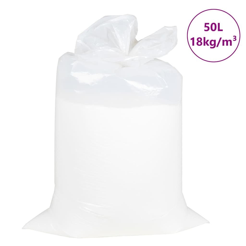 vidaXL Wypełnienie worka sako, EPS 50 L, białe, 18 kg/m³