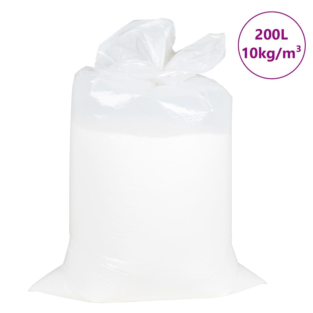 vidaXL Wypełnienie worka sako, EPS 200 L, białe, 10 kg/m³