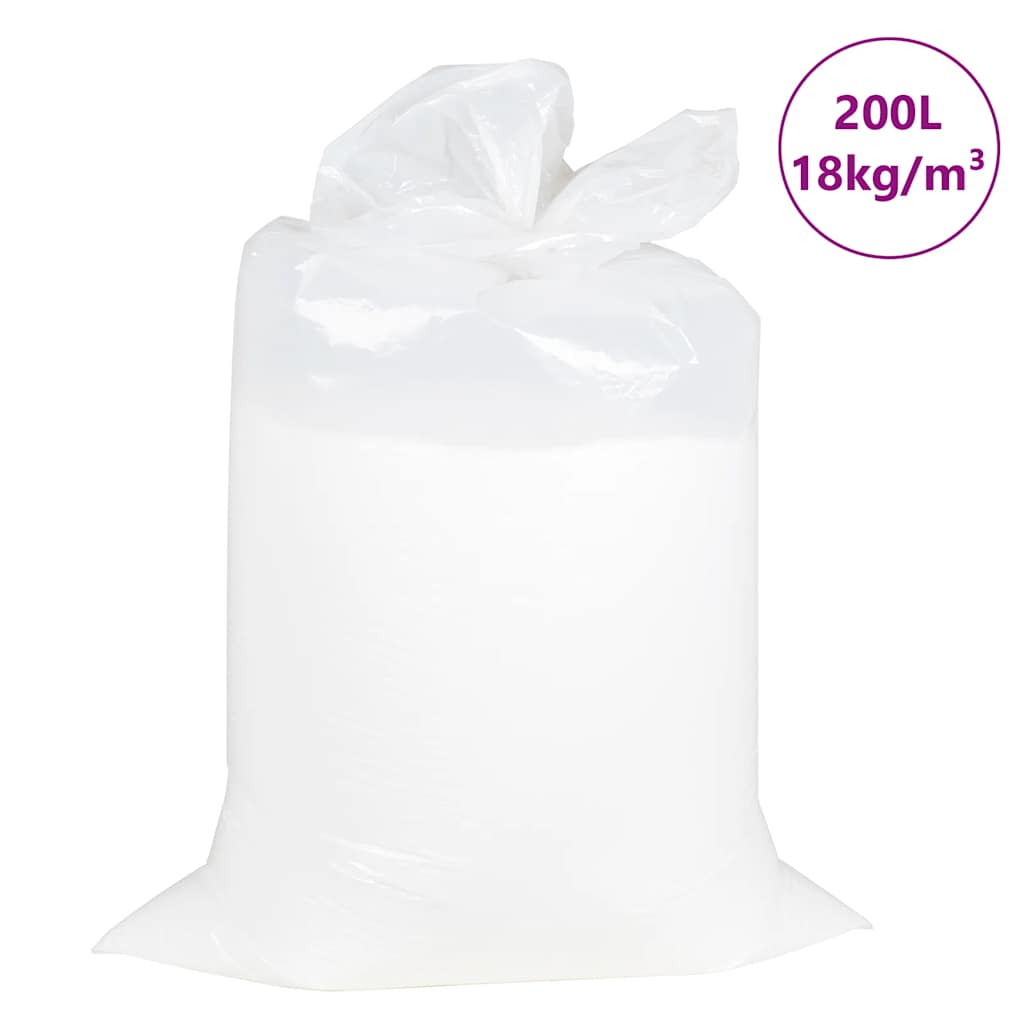 vidaXL Wypełnienie worka sako, EPS 200 L, białe, 18 kg/m³