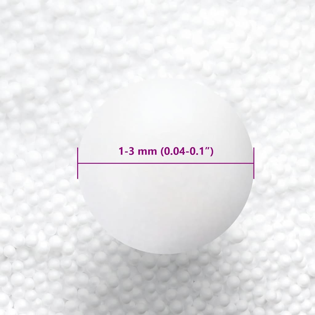 vidaXL Wypełnienie worka sako, EPS 200 L, białe, 18 kg/m³