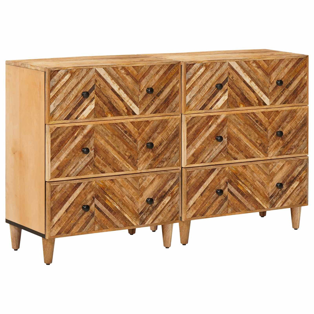 vidaXL Szafy do przechowywania 2 pcs Brązowy 60 x 33,5 x 75 cm