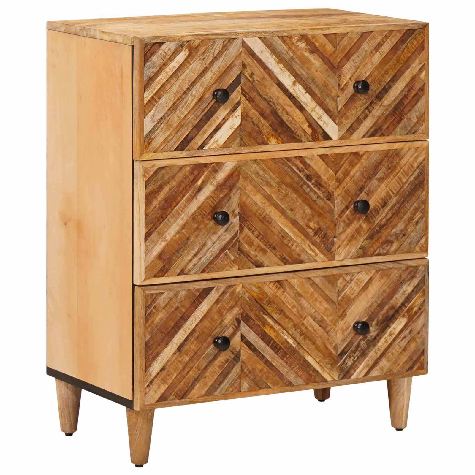 vidaXL Szafy do przechowywania 2 pcs Brązowy 60 x 33,5 x 75 cm