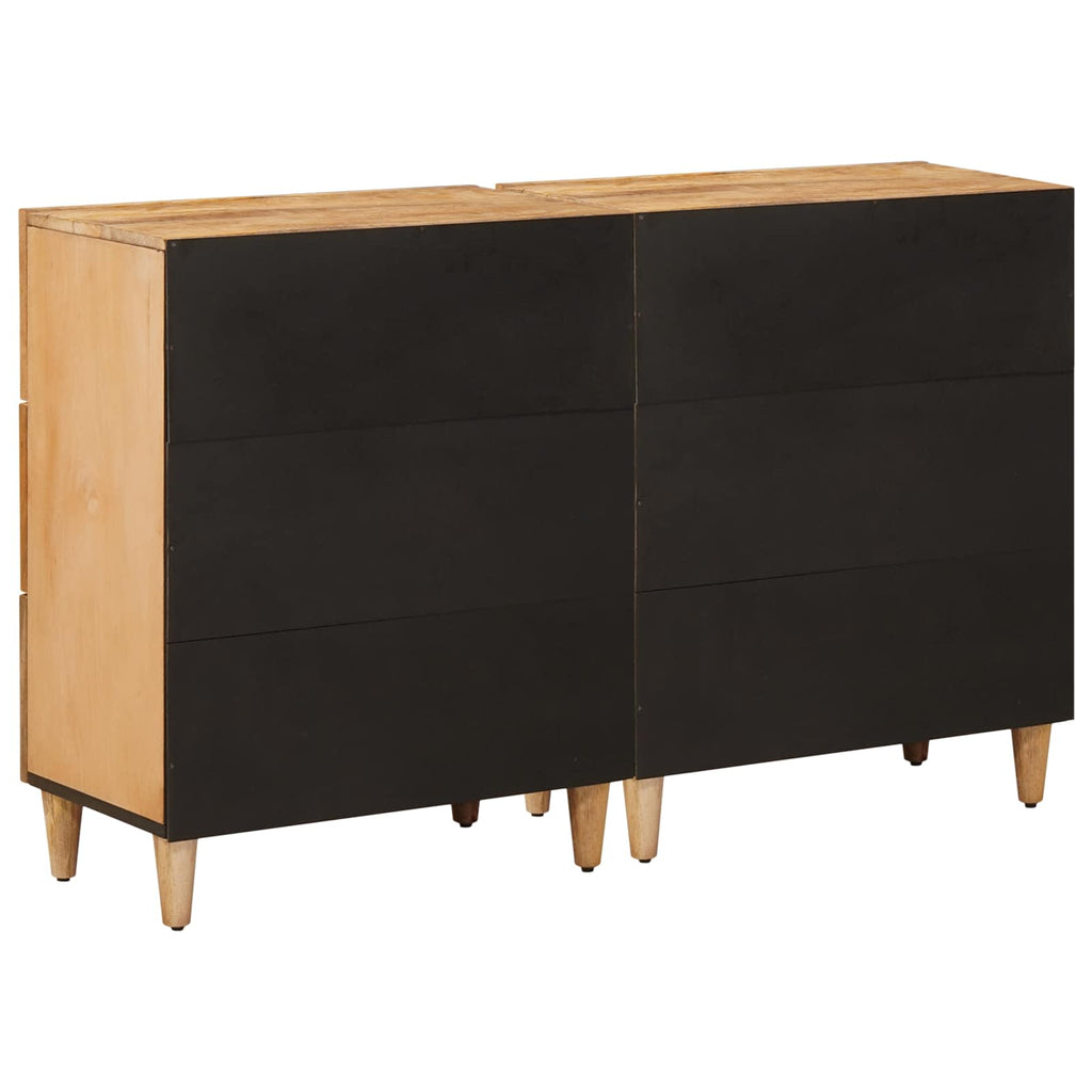 vidaXL Szafy do przechowywania 2 pcs Brązowy 60 x 33,5 x 75 cm