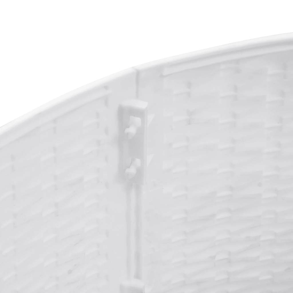 vidaXL Osłona pod choinkę, biała, Ø56x23 cm, plastikowa