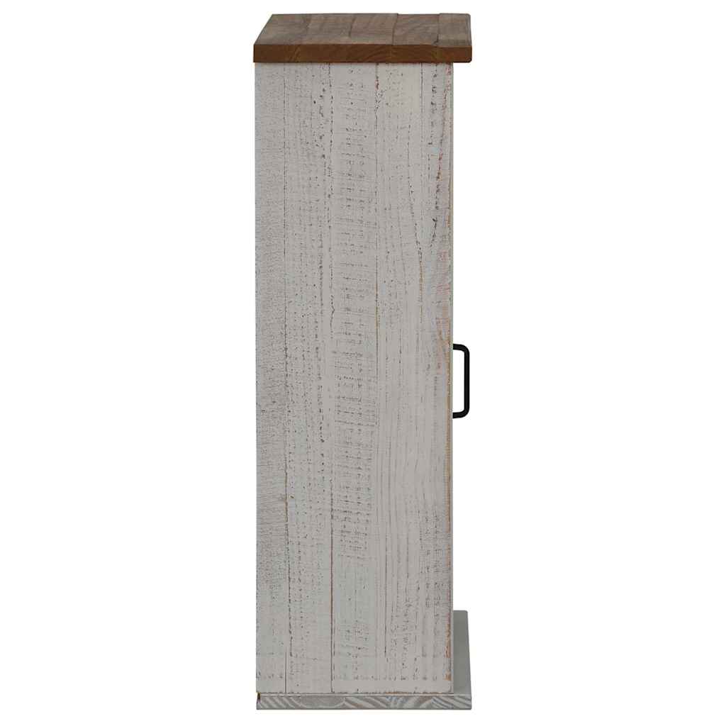 vidaXL Szafka wisząca HALDEN z drzwiami przesuwnymi Biała 49x22,5x70cm