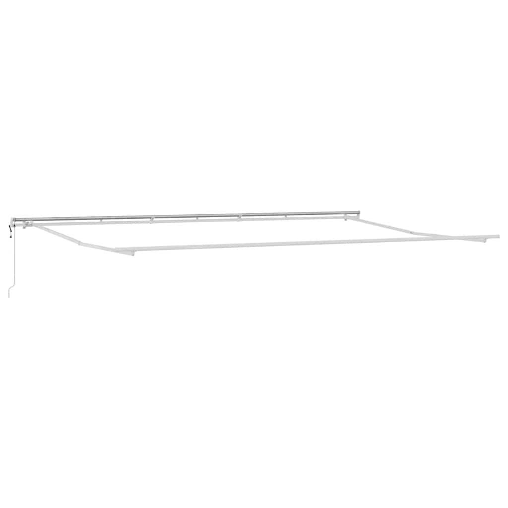 vidaXL Automatycznie zwijana markiza, brązowa, 600x300 cm