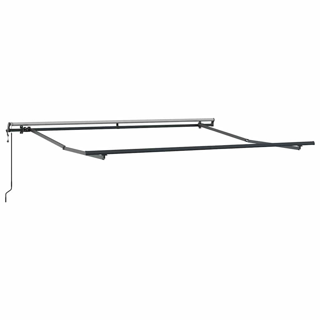vidaXL Automatycznie zwijana markiza, antracytowo-biała, 300x250 cm