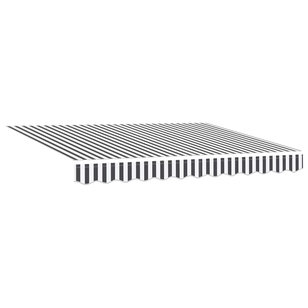 vidaXL Automatyczna markiza z LED, antracytowo-biała, 300x250 cm