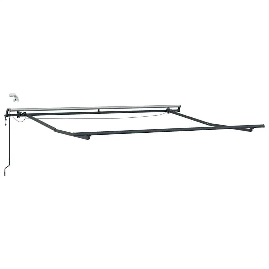 vidaXL Automatyczna markiza z LED, antracytowo-biała, 300x250 cm