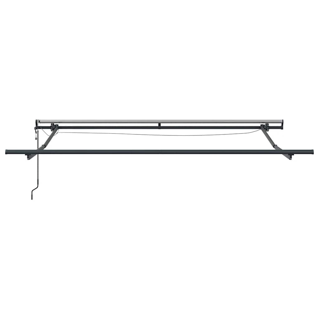 vidaXL Automatyczna markiza z LED, antracytowo-biała, 300x250 cm