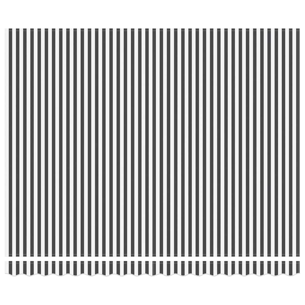 vidaXL Automatyczna markiza z LED, antracytowo-biała, 400x300 cm