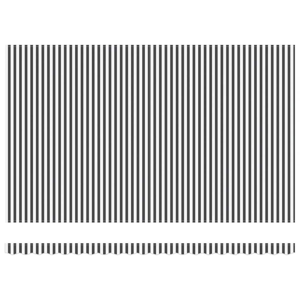 vidaXL Automatyczna markiza z LED, antracytowo-biała, 500x300 cm
