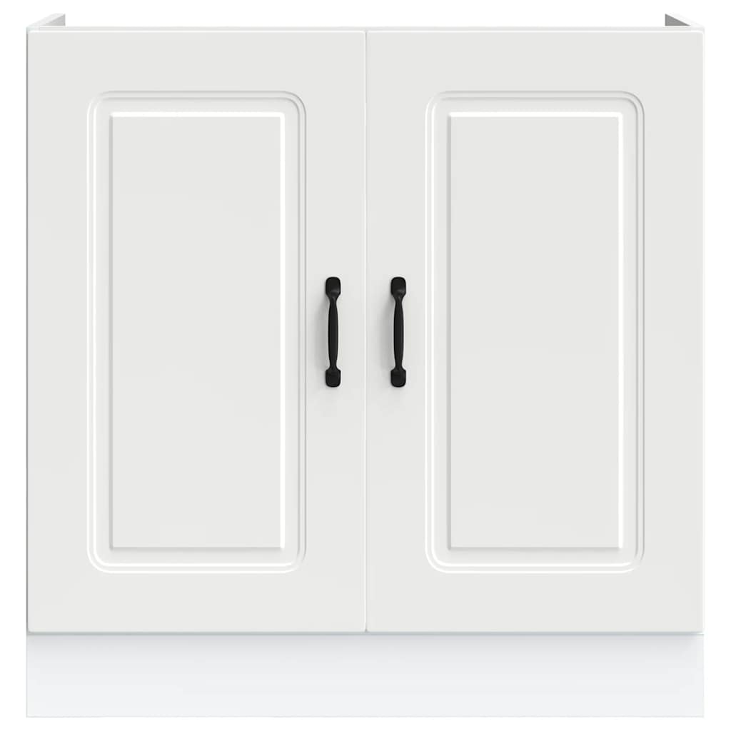 vidaXL Szafka pod zlewozmywak, Kalmar, biała, 80x46x81,5 cm