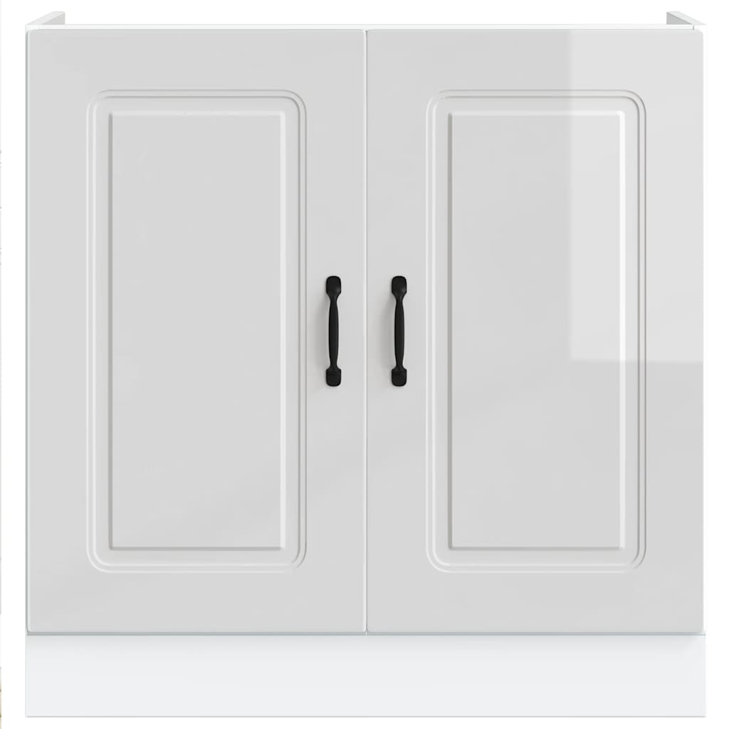 vidaXL Szafka pod zlewozmywak, Kalmar, biała, 80x46x81,5 cm
