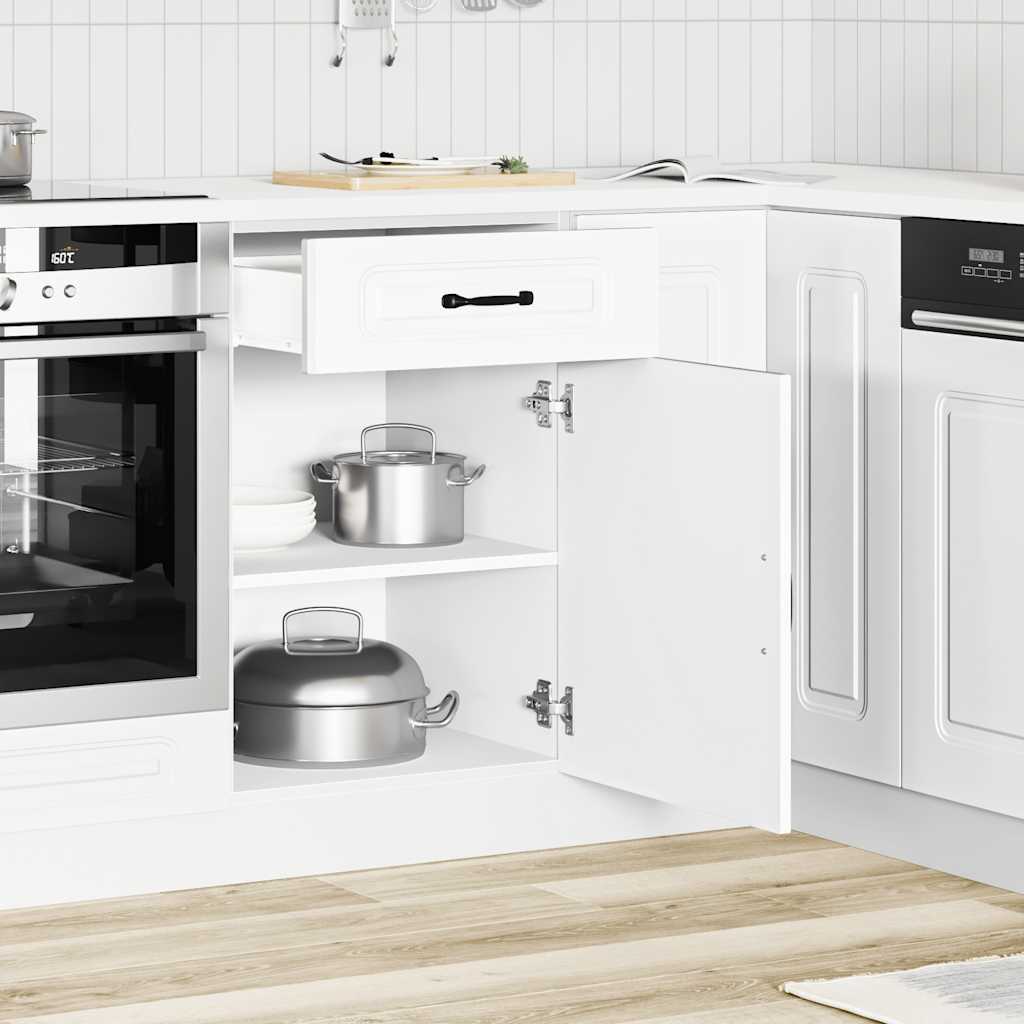 vidaXL Szafka kuchenna dolna, Kalmar, biała, materiał drewnopochodny