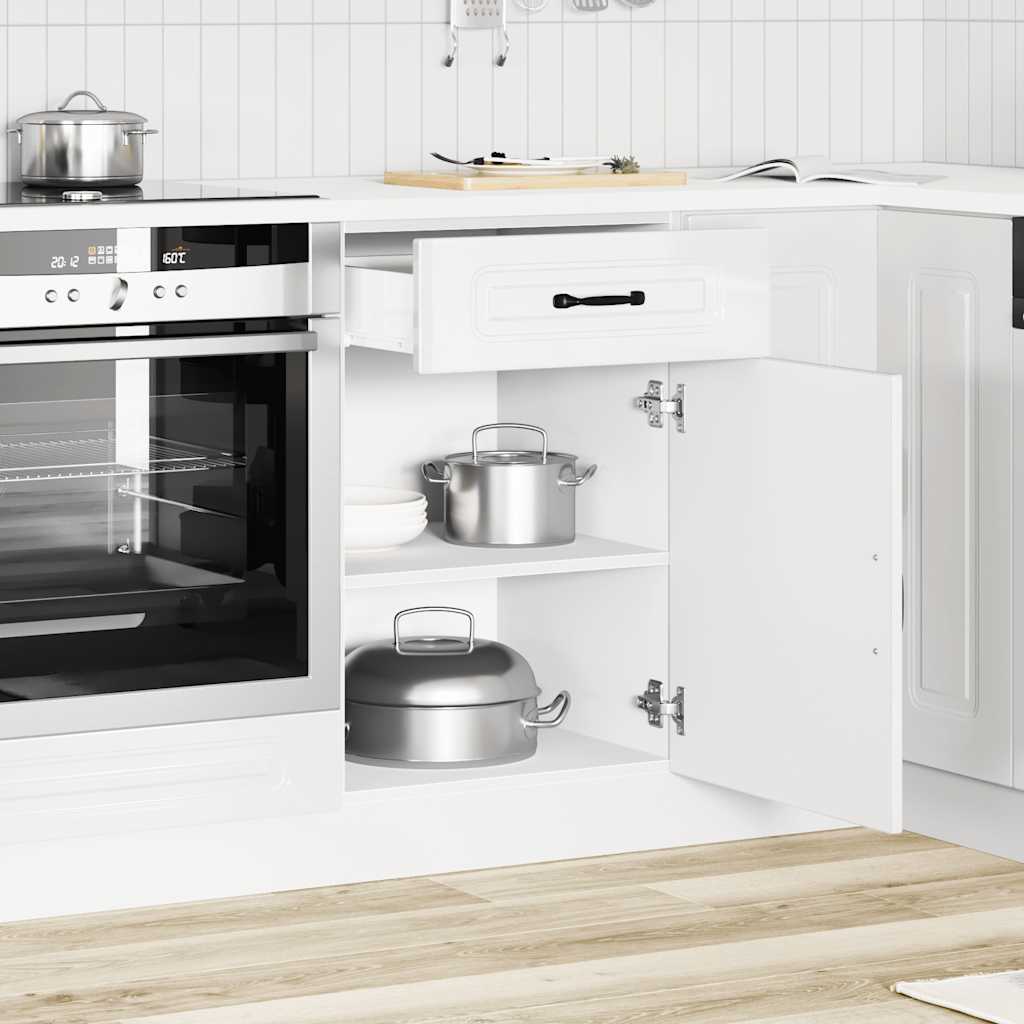 vidaXL Szafka kuchenna dolna, Kalmar, biała, materiał drewnopochodny