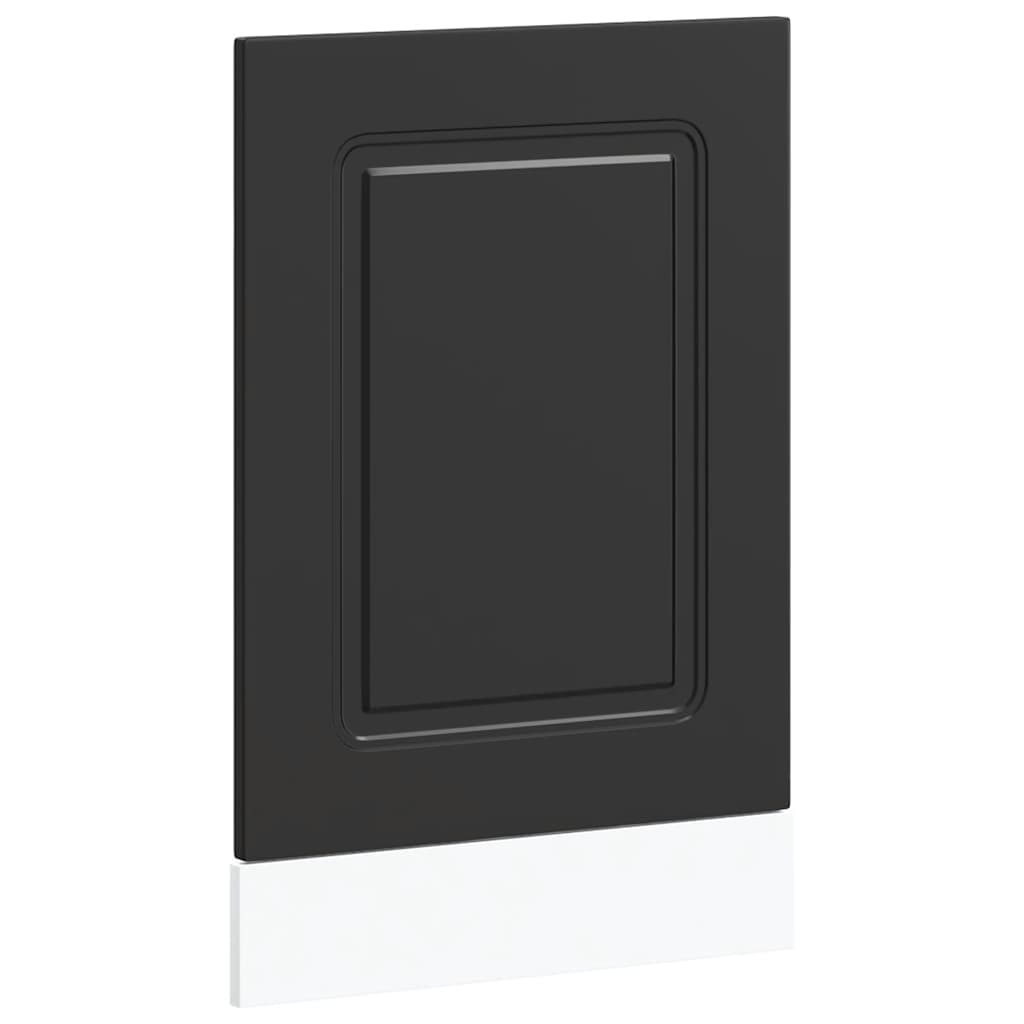 vidaXL Panel do zmywarki, Kalmar, czarny, 45x1,5x57 cm