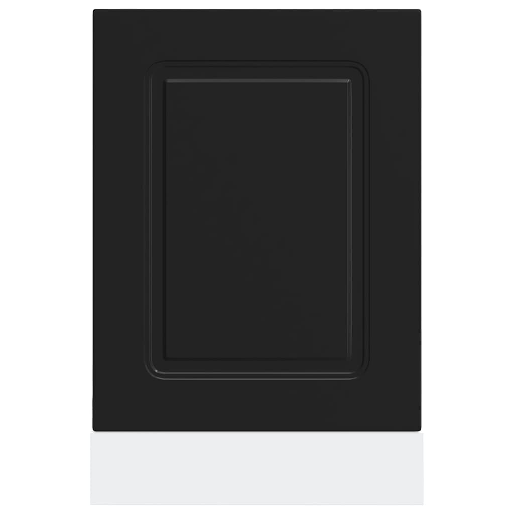 vidaXL Panel do zmywarki, Kalmar, czarny, 45x1,5x57 cm