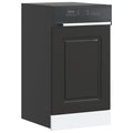 vidaXL Panel do zmywarki, Kalmar, czarny, 45x1,5x57 cm