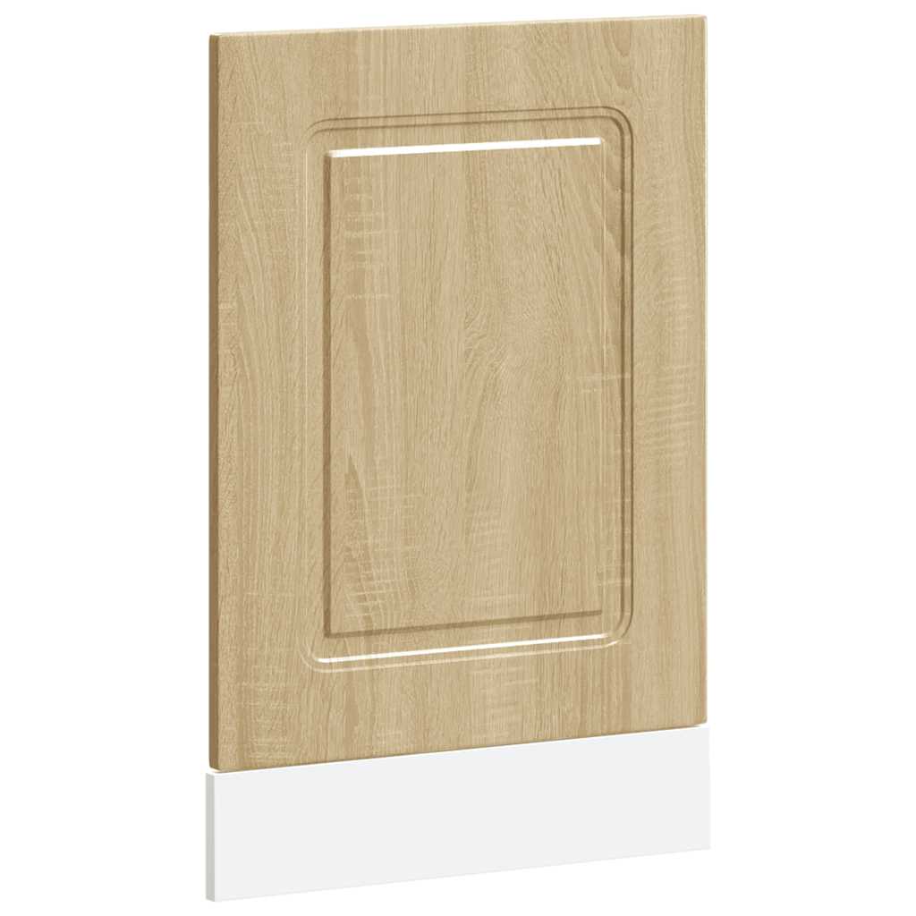 vidaXL Panel do zmywarki, Kalmar, dąb sonoma, 45x1,5x57 cm