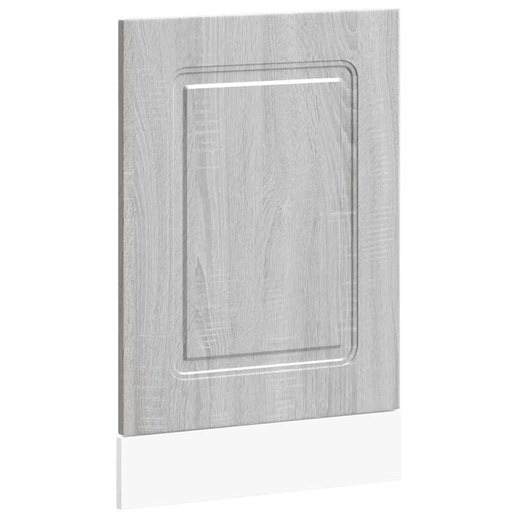 vidaXL Panel do zmywarki, Kalmar, szary dąb sonoma, 45x1,5x57 cm