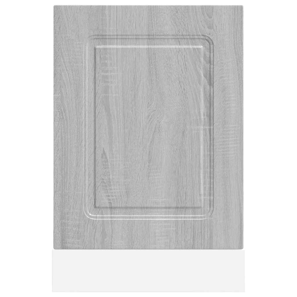 vidaXL Panel do zmywarki, Kalmar, szary dąb sonoma, 45x1,5x57 cm