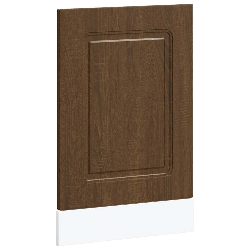 vidaXL Panel do zmywarki, Kalmar, brązowy dab, 45x1,5x57 cm