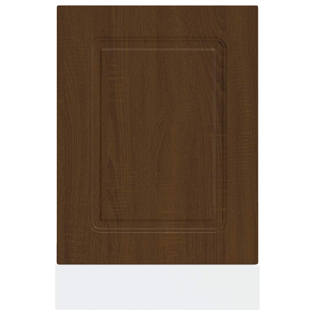 vidaXL Panel do zmywarki, Kalmar, brązowy dab, 45x1,5x57 cm