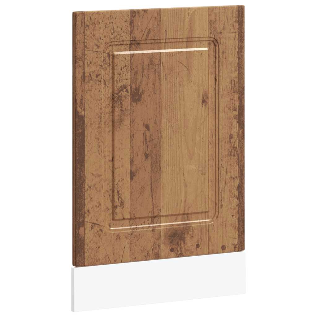 vidaXL Panel do zmywarki, Kalmar, stare drewno, 45x1,5x57 cm