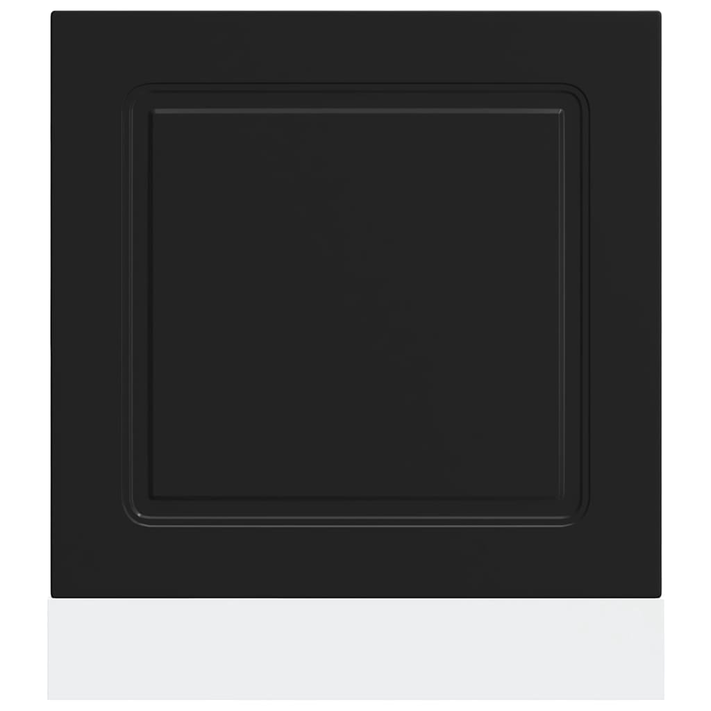 vidaXL Panel do zmywarki, Kalmar, czarny, 60x1,5x57 cm