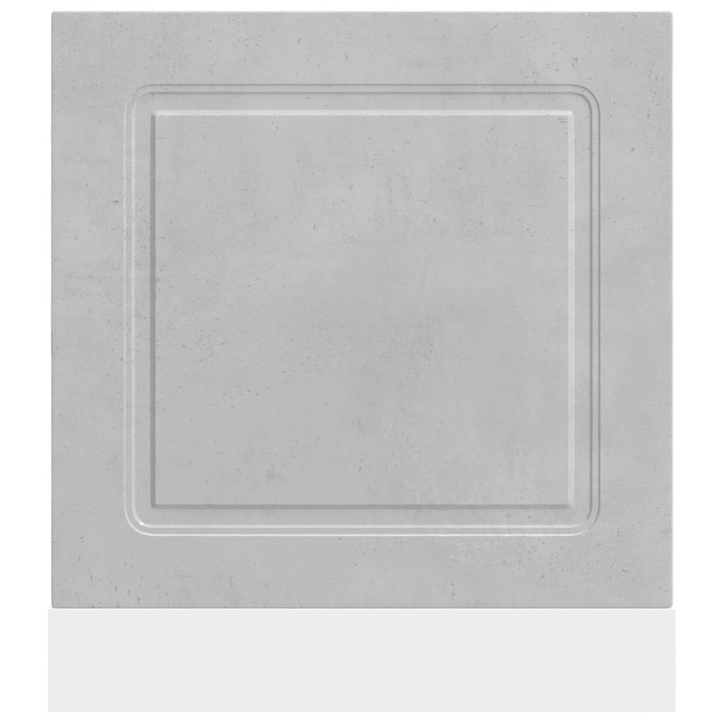 vidaXL Panel do zmywarki, Kalmar, szarość betonu, 60x1,5x57 cm