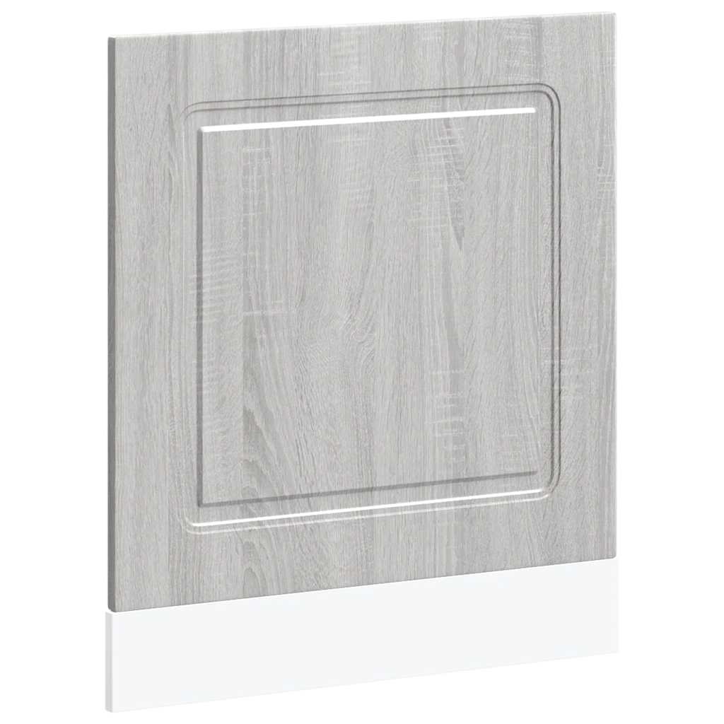 vidaXL Panel do zmywarki, Kalmar, szary dąb sonoma, 60x1,5x57 cm