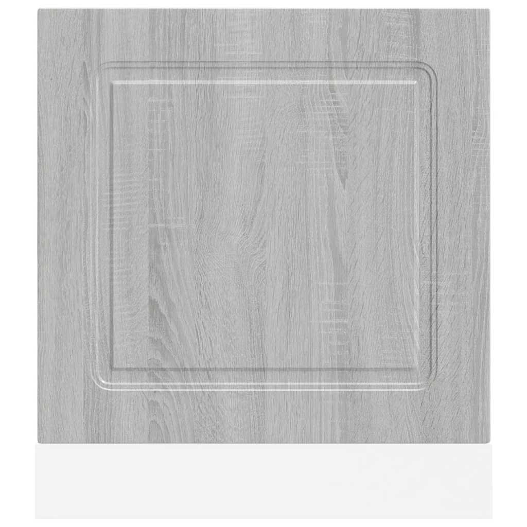 vidaXL Panel do zmywarki, Kalmar, szary dąb sonoma, 60x1,5x57 cm