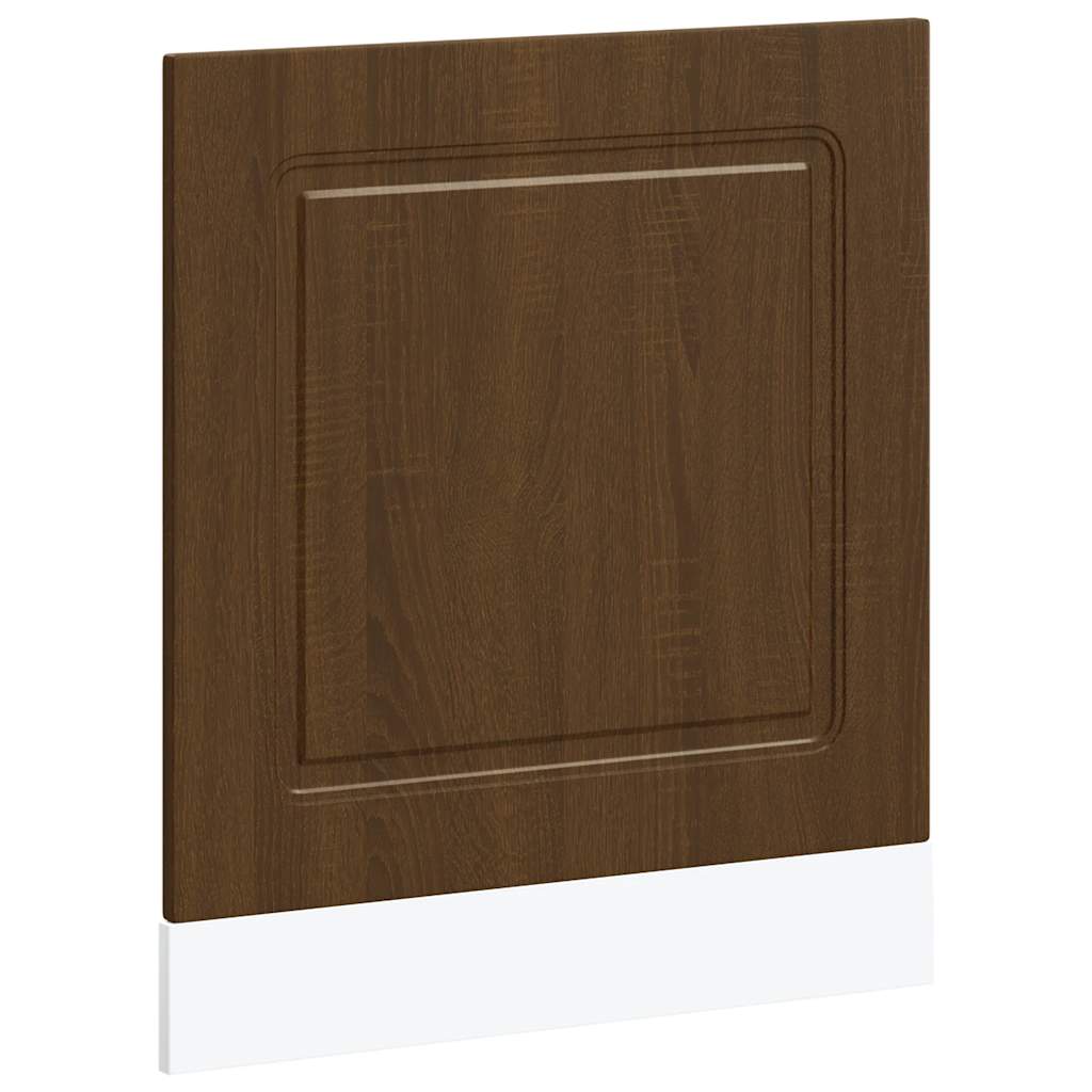 vidaXL Panel do zmywarki, Kalmar, brązowy dab, 60x1,5x57 cm